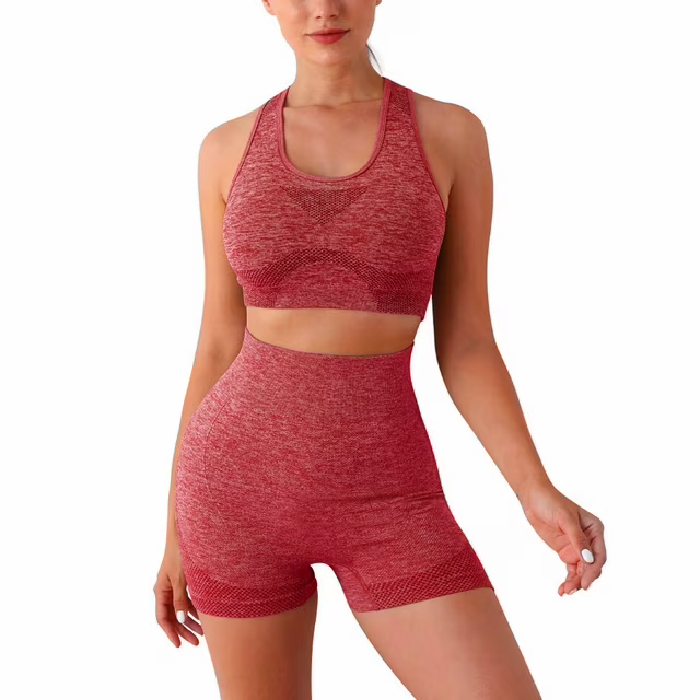 Conjunto Duo Deportivo Mujer 2 Piezas Rojo – Talla Única